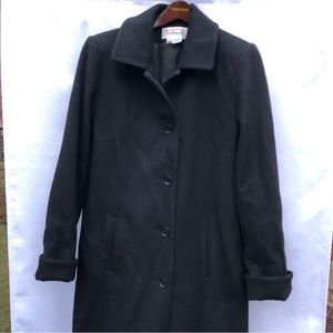 Talbots winter long wool coat Sz 12